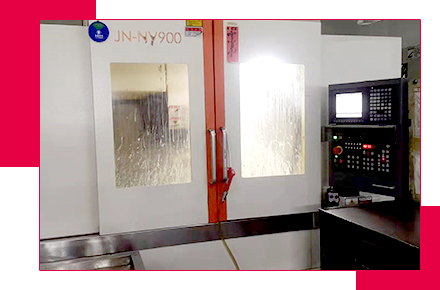 Vertical CNC machining center